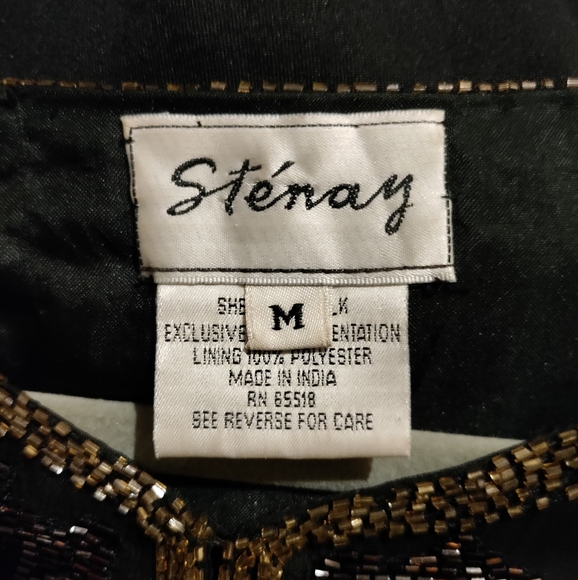 SOLD Vintage Beaded Leopard Print Jacket 100% Silk - Picture 6 of 6